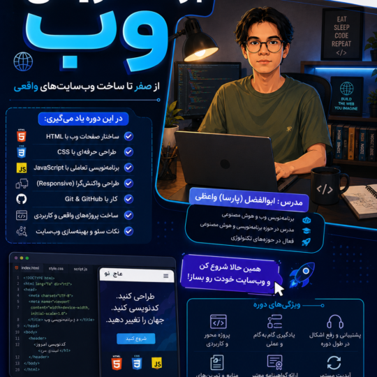 آموزش برنامه نویسی وب